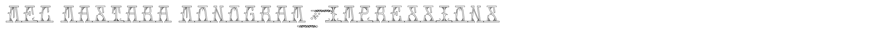 MFC Mastaba Monogram 250 Impressions
